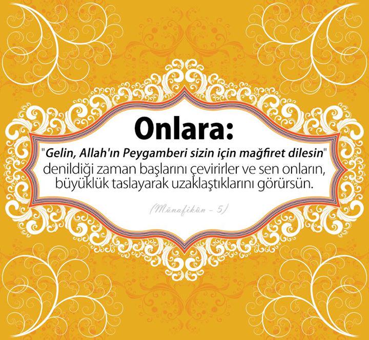 MÜNAFIKLARIN ÖZELLİKLERİ